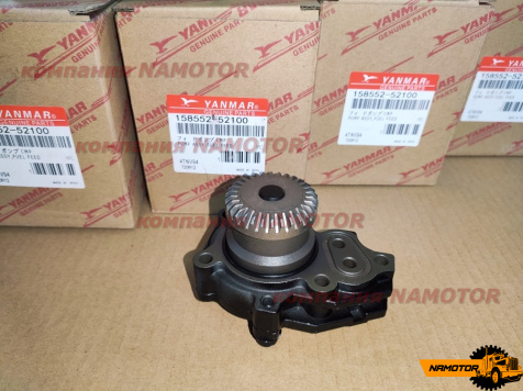 Насос масляный 07281126. 158552-52100. feed pump для ТНВД Yanmar 4TNV98. 4D98. 4TNV94. 4TNV106T. 3TNE84, 4TNE106, 4TNE84, 4TNE88)